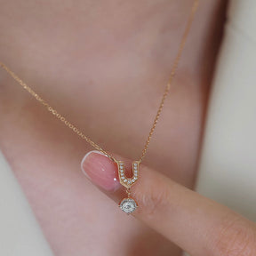 Diamond Chain Necklace in Rose Gold | Saratti