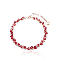 Roselle Glow Natural Ruby Bracelet