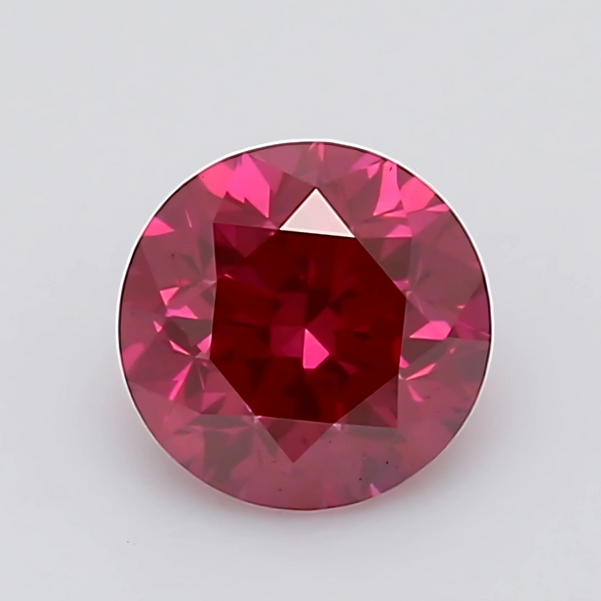 Fancy Purplish Pink Brilliant Round Natural Diamond - Saratti Jewelry