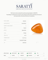 Rounded triangle Garnet measuring 6.5 × 6 × 3.4 mm | SARATTI