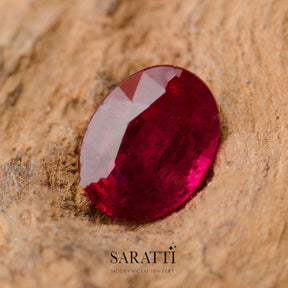 Deep Red Ruby, 0.43 Carats | Saratti