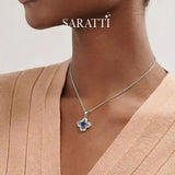 SARATTI Lumen Samsara Bleu necklace product image | SARATTI
