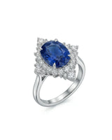 SERAPHINE — Cornflower Blue Sapphire Diamond Ring