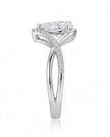 Claire – Natural Pear-Shaped Diamond Twisted-Shank Engagement Ring