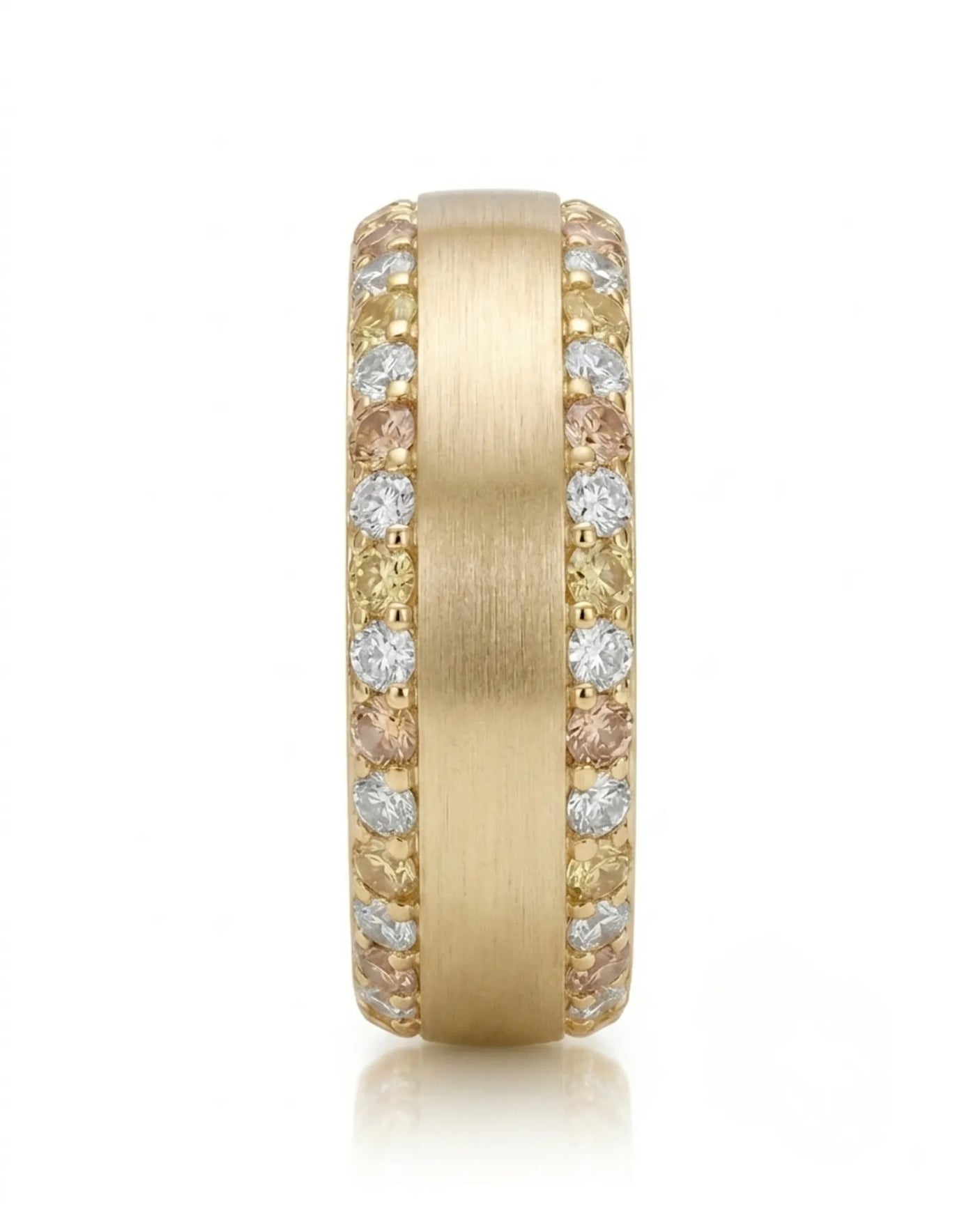 Imperium Golden Diamond Eternity Band