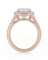 Evana – Natural Round Diamond Halo Split-Shank Engagement Ring