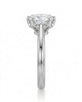 Becky – Natural Round Diamond Solitaire Ring