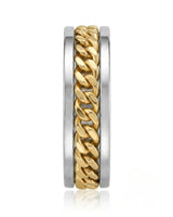 Vector Chain Wedding Band - 8mm