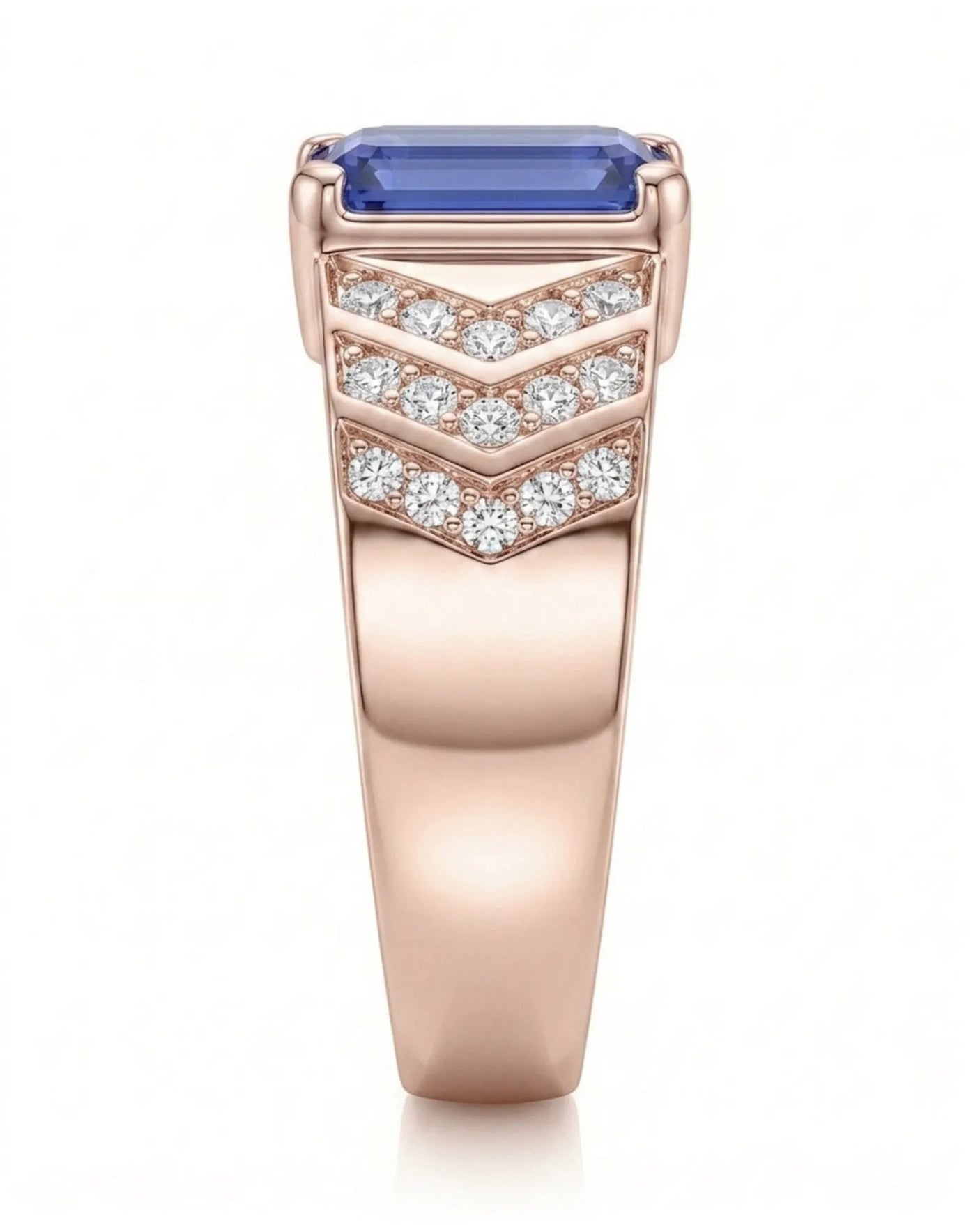 Valerian Tanzanite Diamond Ring
