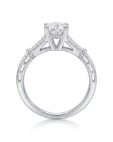 Noemie – Natural Round Diamond Split-Shank Engagement Ring