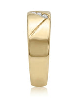 Axis Tri-Diamond Wedding Band