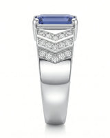 Valerian Tanzanite Diamond Ring