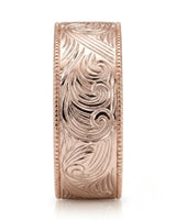 Vellum Aureus Art Nouveau Two Tone Men Ring