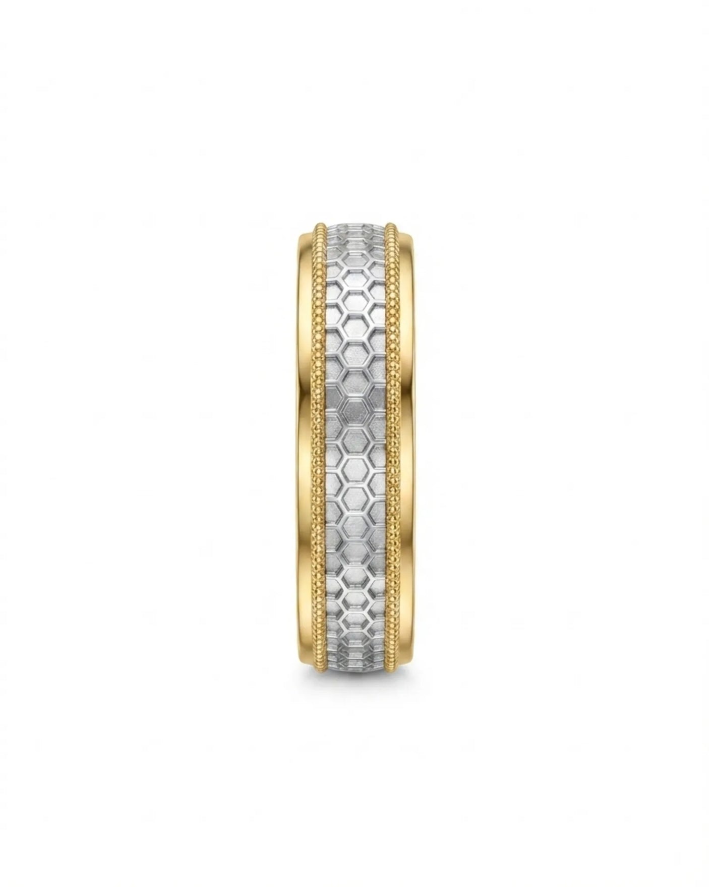 Aurelian Honeycomb Wedding Band