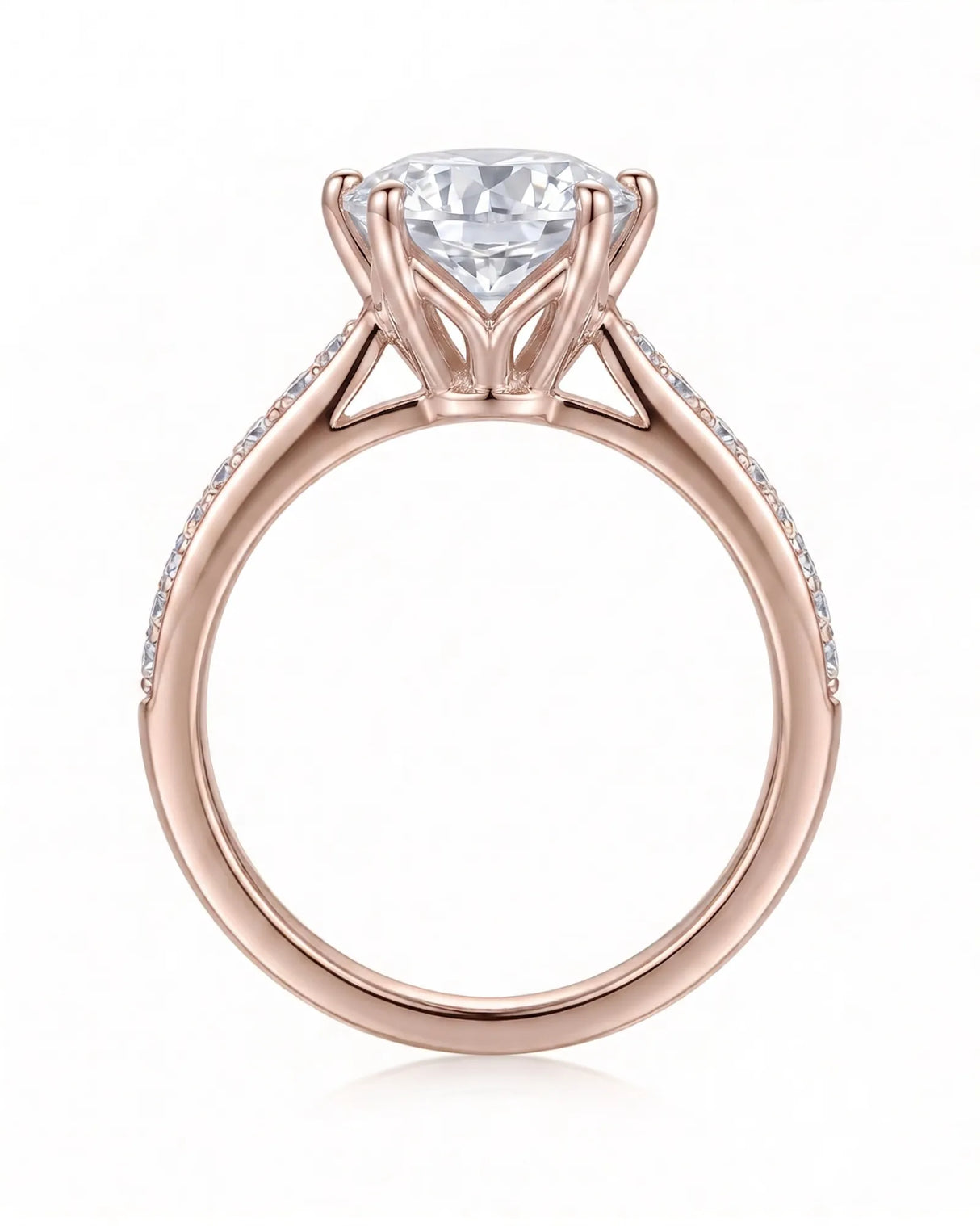 Ema – Natural Round Diamond Six-Prong Engagement Ring