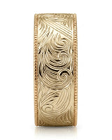 Vellum Aureus Art Nouveau Two Tone Men Ring