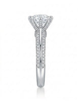 Aniya – Seraphic Charm Natural Round Diamond Six-Prong Engagement Ring