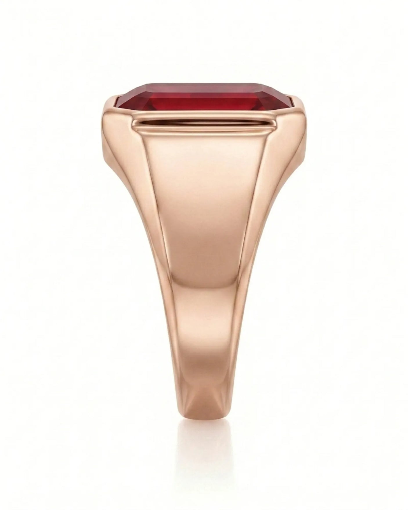 Sovereign Ruby Signet Ring