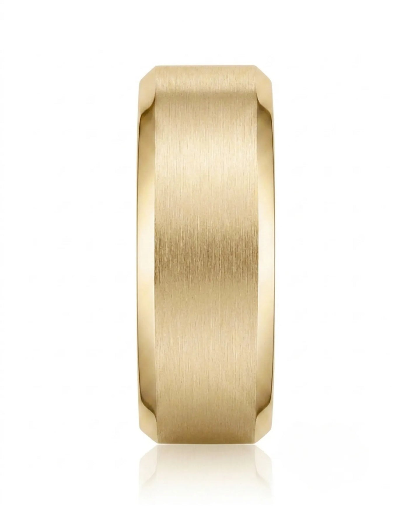 Axis Satin Wedding Band