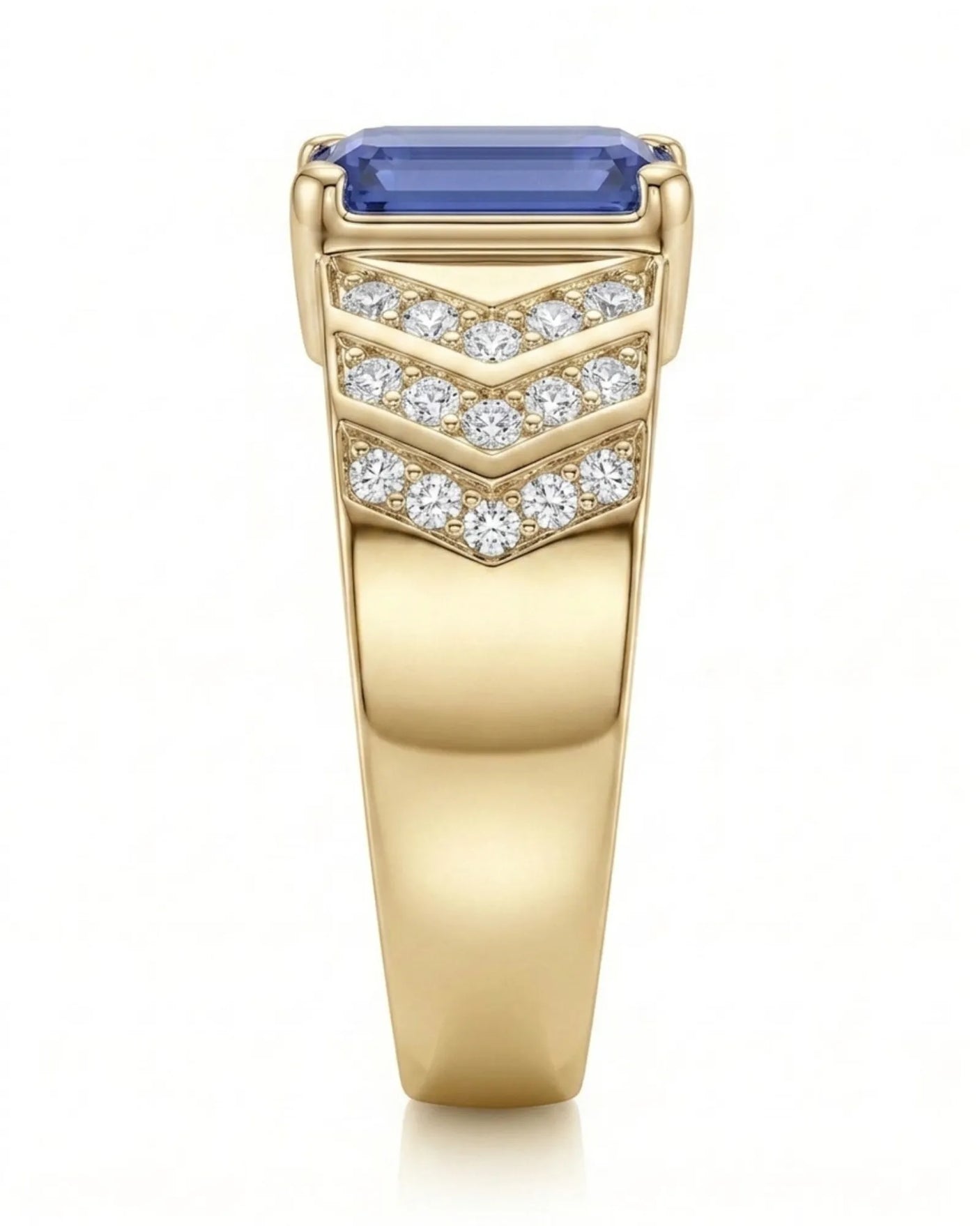 Valerian Tanzanite Diamond Ring