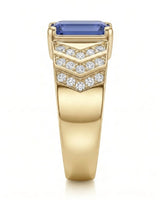 Valerian Tanzanite Diamond Ring