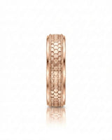 Aurelian Honeycomb Wedding Band