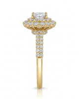 Bettina – Whispered Vows Natural Round Diamond Triple Halo Ring