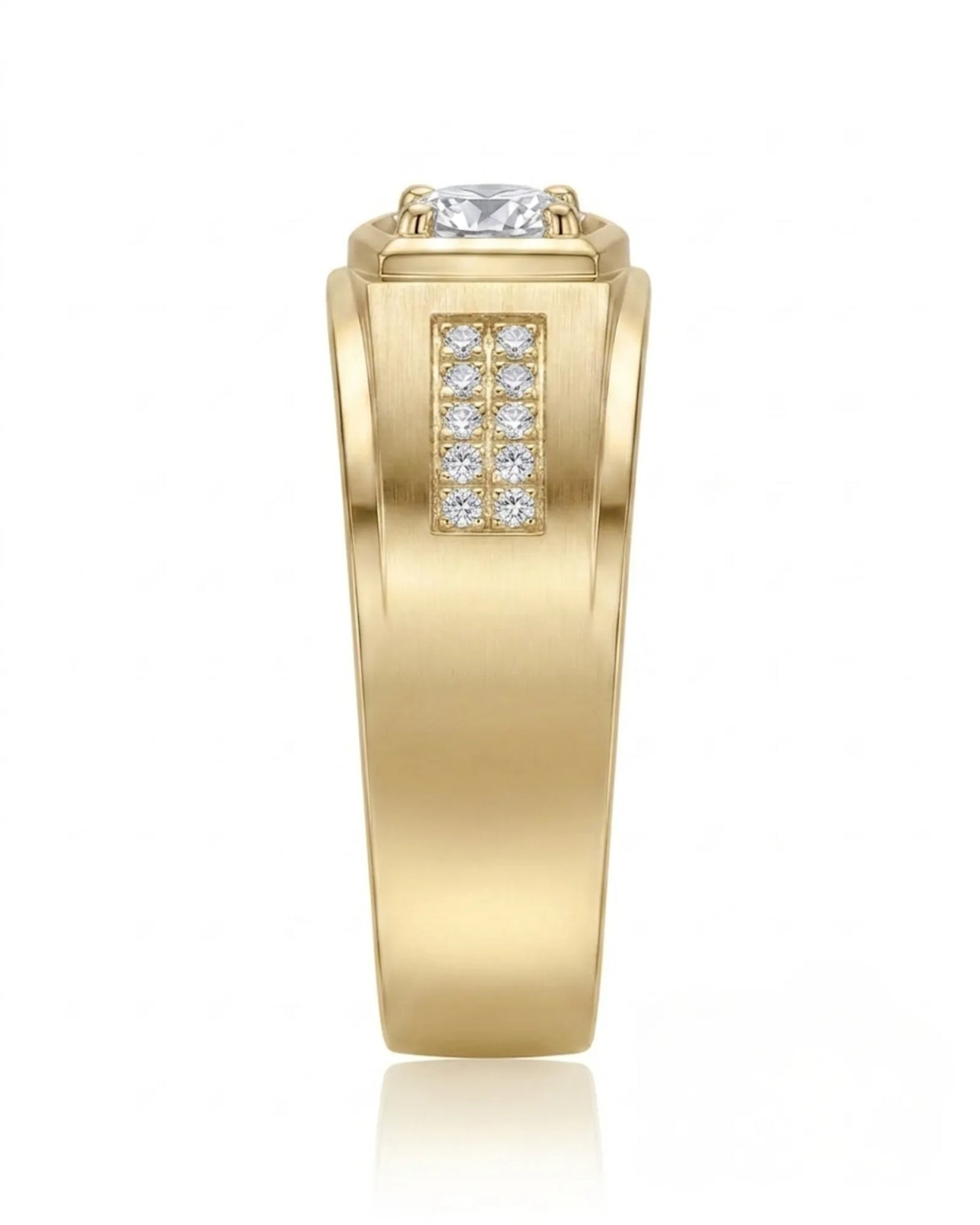 Six Paths Echelon Diamond Ring