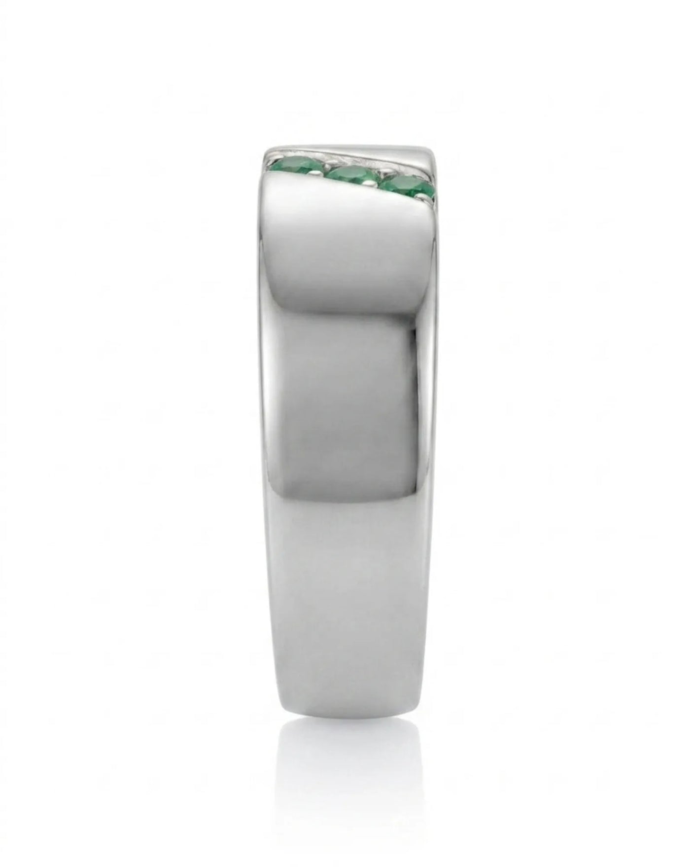 Imperium Emerald Triad Ring