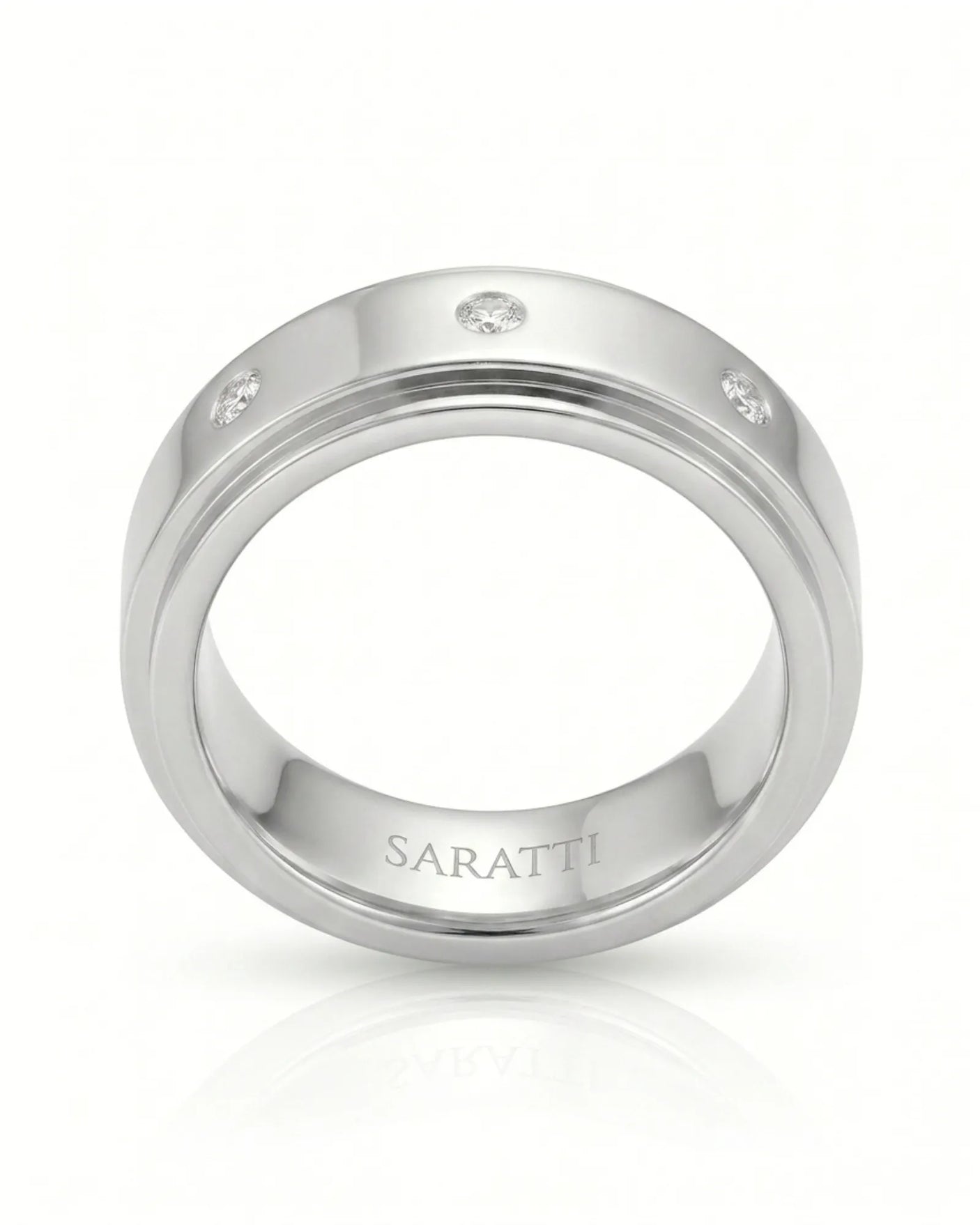 Trinity Diamond Wedding Band