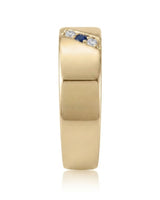 Azure Axis Diamond Ring