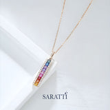 Best Sapphire Necklace Gift For Her | Saratti Jewelry | Gemstone Gift