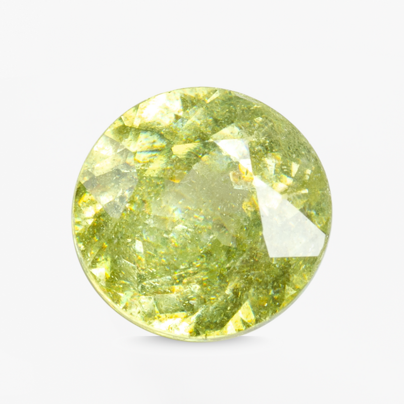 1.06 carats Natural Madagascar Sphene | Round – 6.0 × 6.0mm