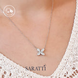 Fine platinum snowflake jewelry with ethical lab-grown diamonds | SARATTI