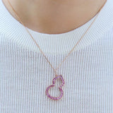  Sapphire Necklace in 14K Gold - Saratti Jewelry