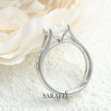 Princess Cut Diamond Platinum Ring  | Saratti Jewelry