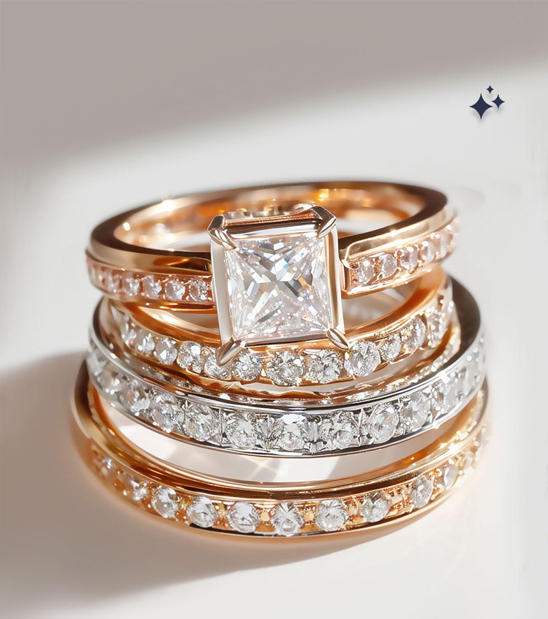 Vintage-inspired bespoke engagement ring by SARATTI