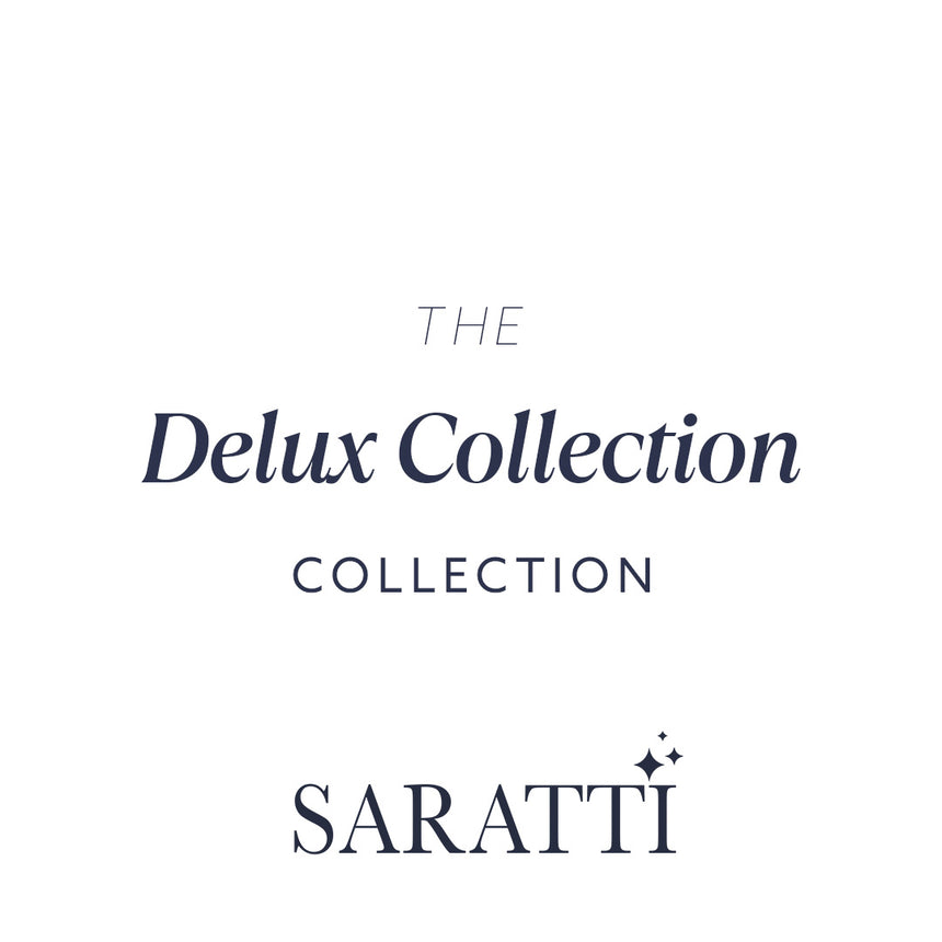 Saratti Delux Collection logo on a white background