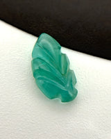 Semi-transparent Emerald leaf showing jardin inclusions and internal characteristics - SARATTI