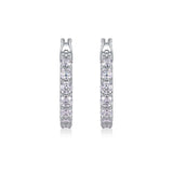 Silver Earrings with premium Moissanites | Saratti