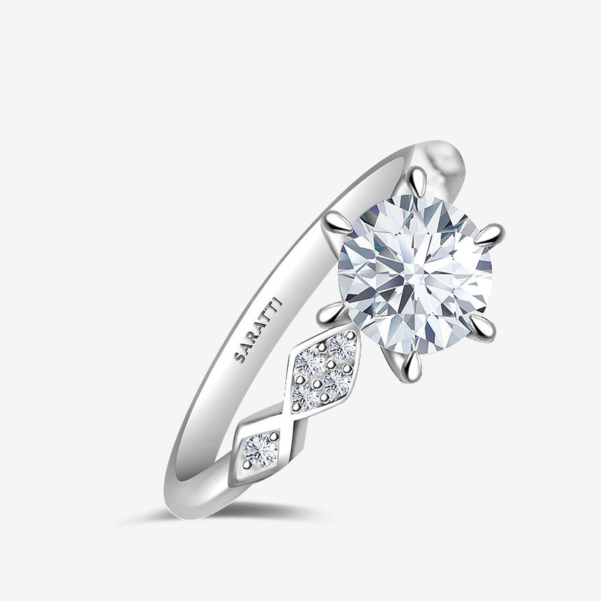 Six-Prongs-Diamond-Engagement-Ring---Saratti