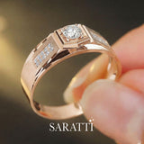 Six Paths Echelon Diamond Ring 