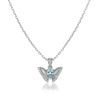 Skybound Whisper Aquamarine Necklace