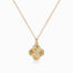 Yellow Gold Moulinet Doré Sparkling Diamond Drop Necklace | Saratti