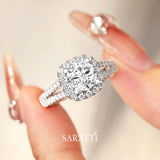 Unique Diamond Engagement Ring - Saratti