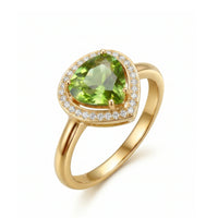 Spring Serenade Green Tourmaline Ring