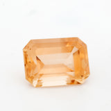 Step-cut champagne colored Topaz gemstone 12.6 carats | SARATTI