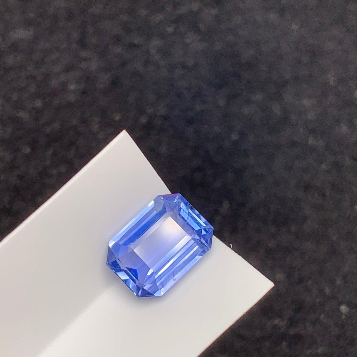 2.99-carat Octagonal Cornflower Blue Natural Sapphire Gem | CGTL Certified