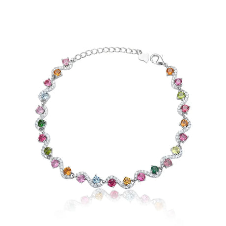 Symphony d’Arc natural tourmaline bracelet front view | SARATTI