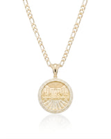 The Last Supper Diamond Pendant with Solid Gold Chain in 18K Gold | SARATTI